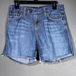 Calvin Klein Jeans Shorts Frayed Hem Cut‎ Offs Skimmer Short Size 4
